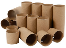 Kokers - karton - 4,7+9,3+14 cm x 5 cm - set van 60