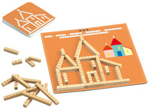 Meetspel - Djeco - Eduludo Sticks - staafjes - nabouwen - per spel