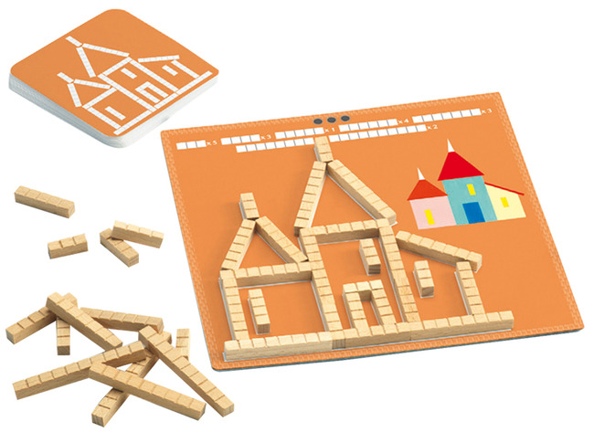 Meetspel - Djeco - Eduludo Sticks - staafjes - nabouwen - per spel