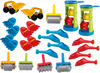 Zand - zandset - Beleduc - bouwset - set van 25 assorti