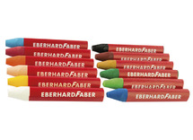 Waskrijt - raamkrijt - Eberhard Faber - driekantig - set van 12 assorti