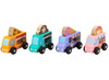 Voertuigen - Viga - food trucks - set van 4 assorti