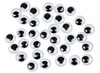 Wiebelogen - niet-zelfklevend - rond - 0,8 cm diameter - decoratie - set van 100