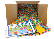 Speelmais - PlayMais Eduline Mosaic - mozaïek - isomo/styropor - decoratie - set van 12000 assorti