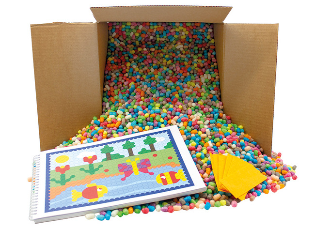 Speelmais - PlayMais Eduline Mosaic - mozaïek - isomo/styropor - decoratie - set van 12000 assorti