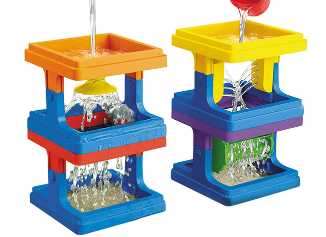 EXPERIMENTEERSET - WATERVALLEN MIXEN - SPEELHOEK WATER EN ZAND