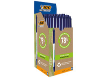 Balpen - BIC ECOlutions Clic Stic - blauw - set van 50