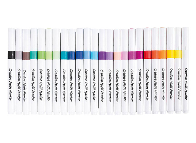 Stiften - verfstiften - Creatieve Multi Stift - set van 24 assorti
