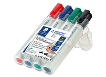 Stiften - whiteboard - Staedtler - Lumocolor - set van 4 assorti