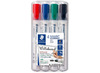 Stiften - whiteboard - Staedtler - Lumocolor - set van 4 assorti