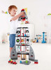 Speelgoed - raket - Hape Four-Stage Rocket Ship - ruimtevaart - met accessoires - hout - per set