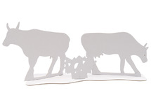 Karton - figuren - 3D - koeien Pop Art - Set van 5
