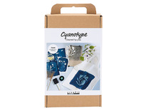 Knutselpakket - Easykit - cyanotypie - textiel - per set