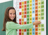 Bord - getallenbord - honderdveld - tellen tot 100 - met gekleurde kaarten - magnetisch - per set