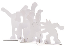 Figuren - karton - 3D - Fiesta Keith Haring - set van 5