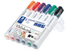 Stiften - whiteboard - Staedtler - schuine punt - basiskleuren - set van 6 assorti