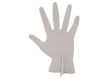 Figuren - karton - 3D - handen - set van 10