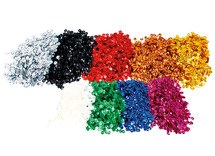 Pailletten - rond - 0.6 cm diameter - decoratie - set van 3000 stuks assorti