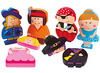 Puzzel - Goula - magnetisch - personage - set van 6 assorti