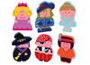 Puzzel - Goula - magnetisch - personage - set van 6 assorti