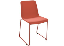 Stoel - Zenith - onderstel rood - zitoppervlak rood - per stuk