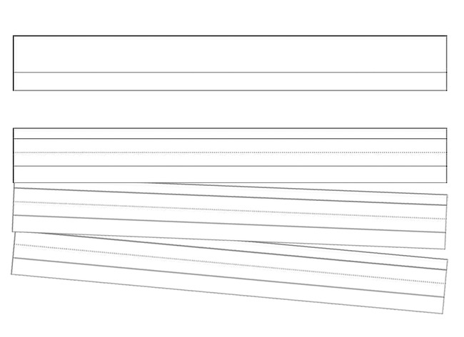 SCHRIJFSTRIPS - SET VAN 100