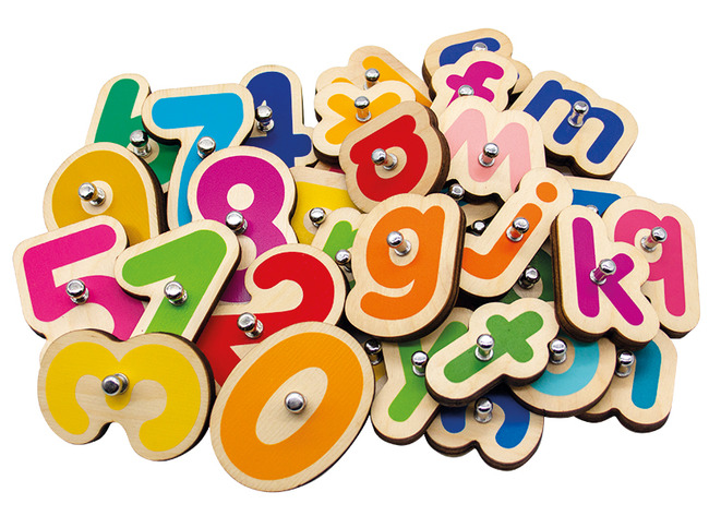 Interactief leren - Marbotic - sensory kit - kleine letters + nummers - enkel hardware - per set