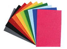 vilt - glitter - bioafbreekbeer - 20x30 cm - set van 10 vel
