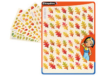 stickers - gommettes - bladeren - herfst/lente - set van 896