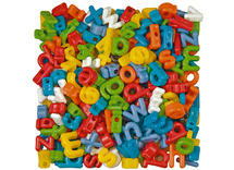 Kralen - kleine letters - set van 288 assorti