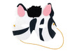 vilt - glitter - dierenprint - 20x30 cm - set van 10 vel