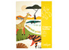 vilt - glitter - dierenprint - 20x30 cm - set van 10 vel