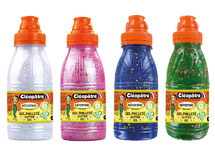 Verf - glitterverf - 4 x 250 ml - set van 4 assorti