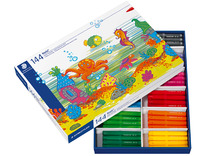 Stiften - kleurstiften - noris - jumbo - staedtler - klaspak - set van 144