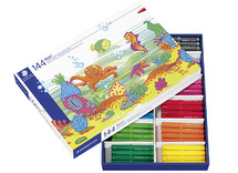 Stiften - kleurstiften - Staedtler Noris Jumbo - 12 x 12 kl - voordeelpakket - set van 144 assorti