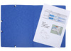 Mappen - elastomap - Exacompta - A4 - karton - zonder kleppen - blauw - per stuk