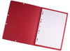 Mappen - elastomap - Exacompta - A4 - karton - zonder kleppen - rood - per stuk