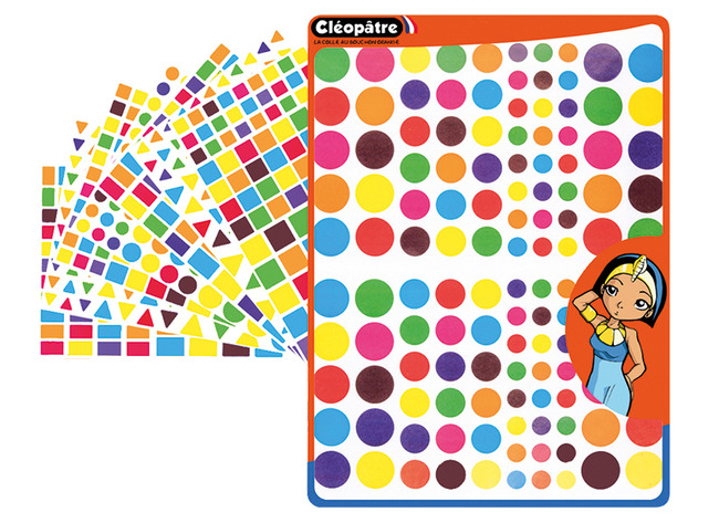 Stickers - geometrische vormen - set van 4170