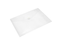 Velcro omslag - wit transparant - a5 - set van 10
