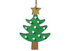 Ornamenten - Kerst - hout - 2-in-1 - set van 16 assorti