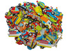 Stickers - foam - transport - set van 120 assorti