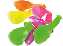 Ballon - neon ballonnen - biologisch afbreekbaar - set van 100 assorti