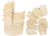Hout - figuren - decoratie lama - 3D - set van 6