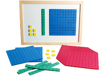 Rekenen - MAB materiaal - EDX Education - magneetbord met blokjes - per set