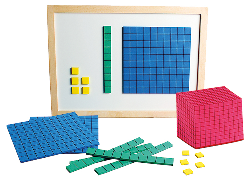 Rekenen - MAB materiaal - EDX Education - met blokjes - per set - Baert