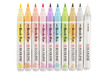 Verf - waterverf - Ecoline Brush Pen - pastelkleuren - set van 10 assorti