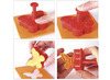 Boetseren - uitsteekvormen - plastic - set van 16 assorti