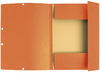 Mappen - elastomap - Exacompta - met kleppen - A4 - karton - per stuk