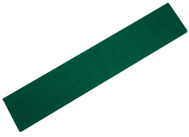 Knutselpapier - crêpepapier - 32 g - 50 x 250 cm - groen donker - per stuk