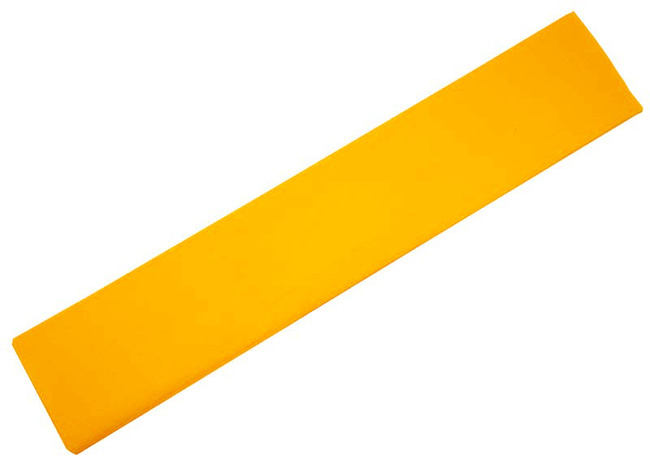Knutselpapier - crêpepapier - 32 g - 50 x 250 cm - oker - per stuk